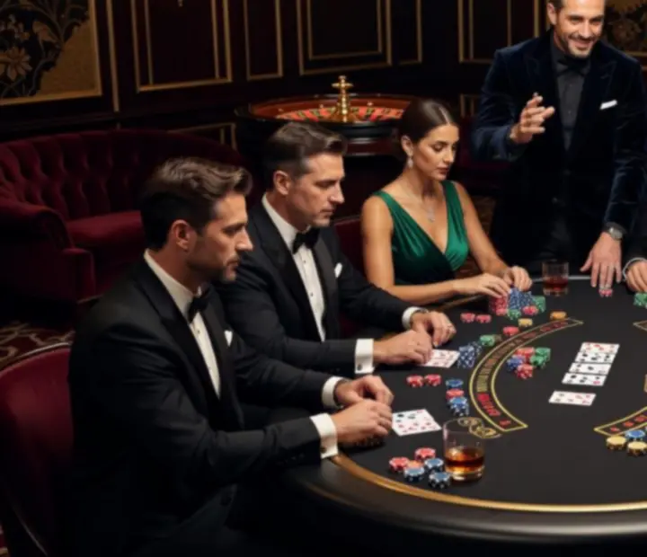 Turniej blackjack VIP podczas ekskluzywnego wieczoru firmowego
